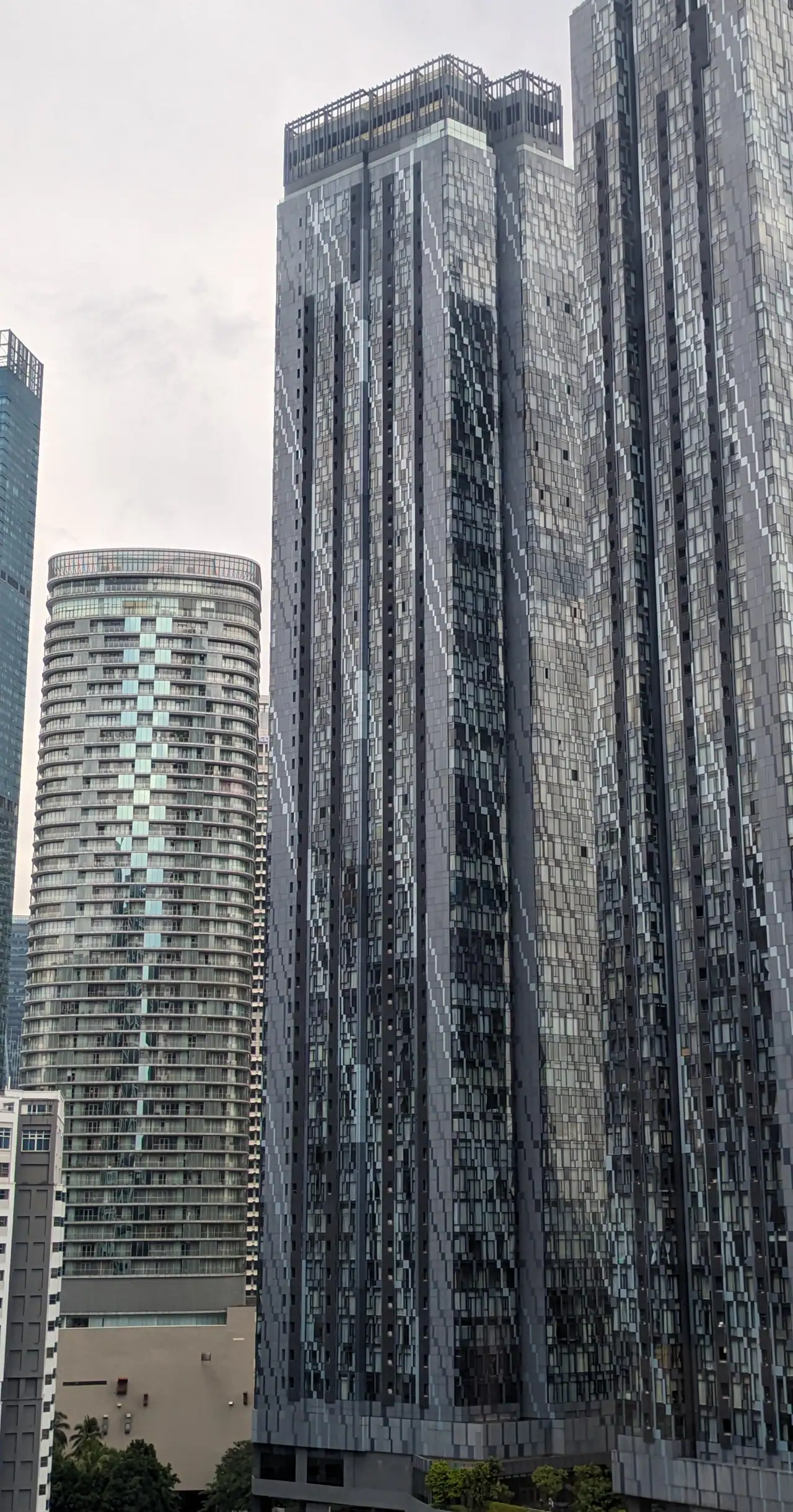 Star Residences Tower Two next to a lower residential tower