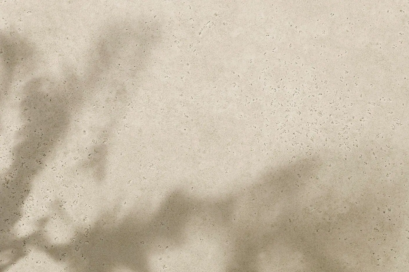A warm, plain plaster wall in soft light